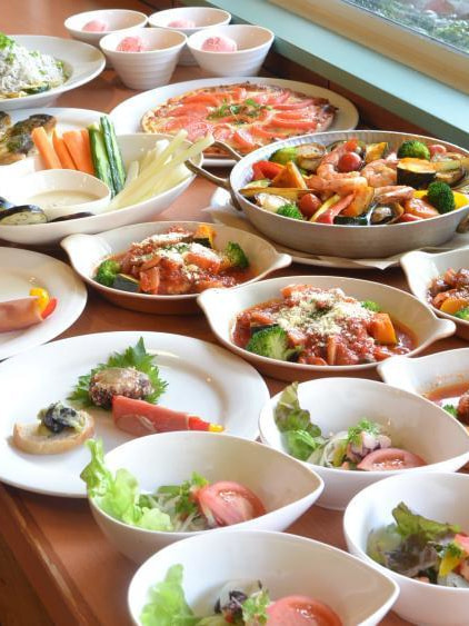 甲斐サーモンと甲州牛のステーキコース